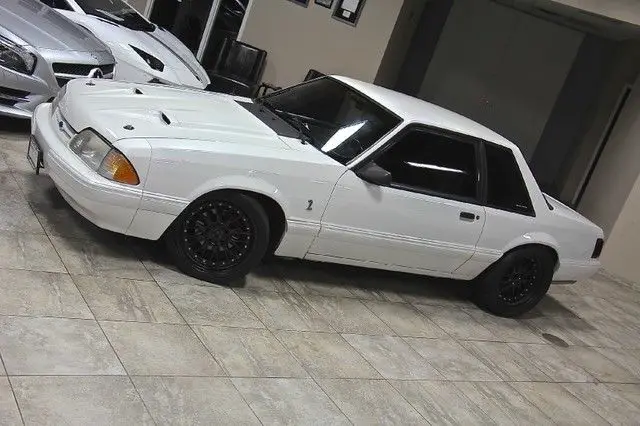1992 ford mustang fox body coupe 349 ci motor! hellion turbo kit! track car! wow