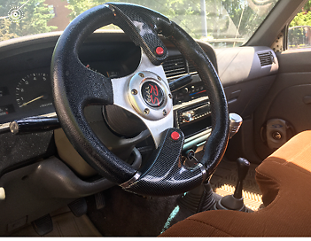 lifted, huge new tires, 5 speed fun!