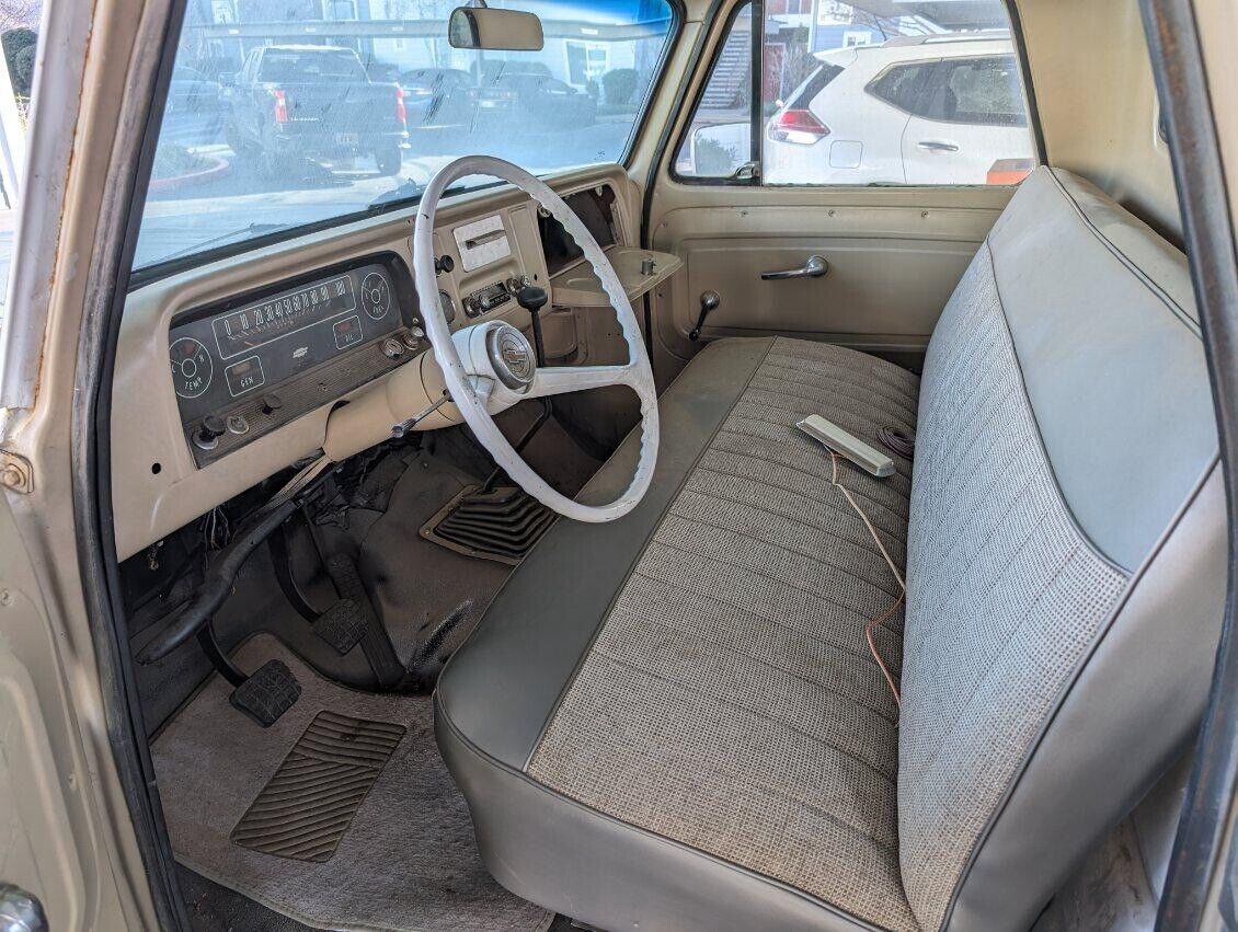 1965 chevrolet pickup pickup white rwd manual c10 short bed