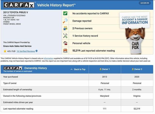 2013 toyota prius v in richmond, virginia