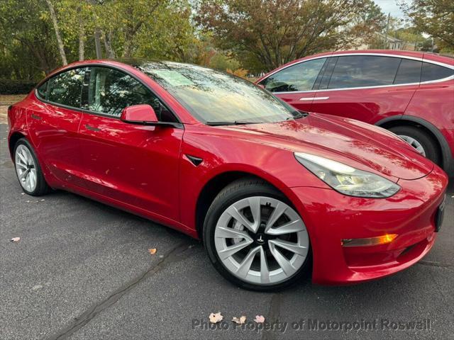 2022 tesla model 3 standard range