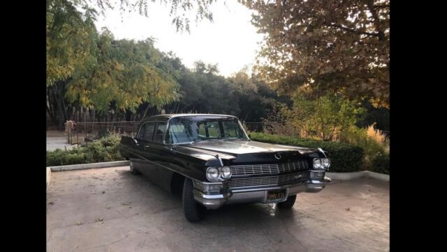 vintage 1960s cadillac black fins