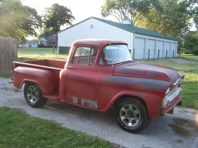 1958 chevy apache shortbed 3100 ie 1955 cameo 1950 gmc 5 window 1972