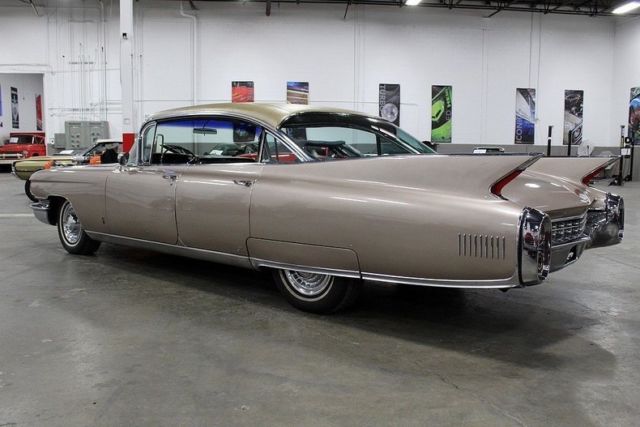 1960 cadillac fleetwood 45866 miles tan sedan 390 v8 power-glide