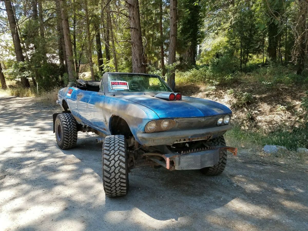 1966 corvair convertible custom 4x4, rat rod, mad max
