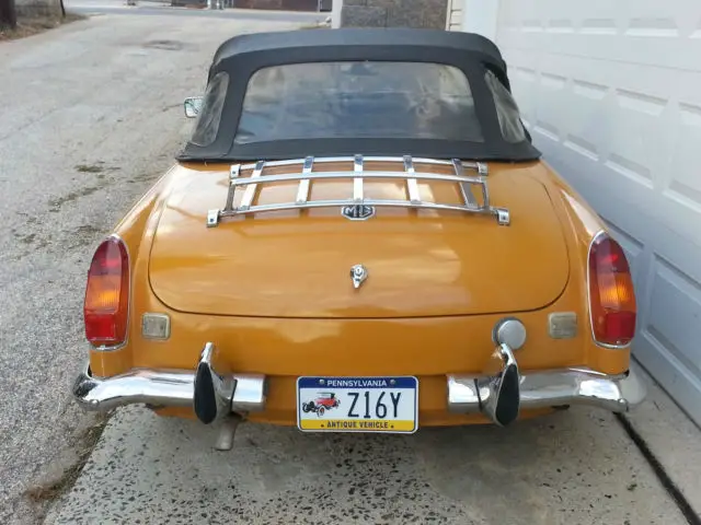 1970 mgb chrome split-bumper