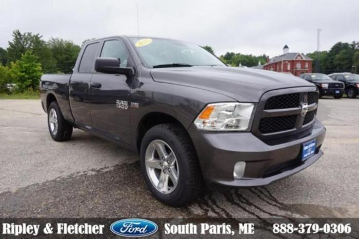 2015 ram ram pickup 1500 express 4x4 express 4dr quad cab 6.3 ft. sb pickup for sale in south paris, maine