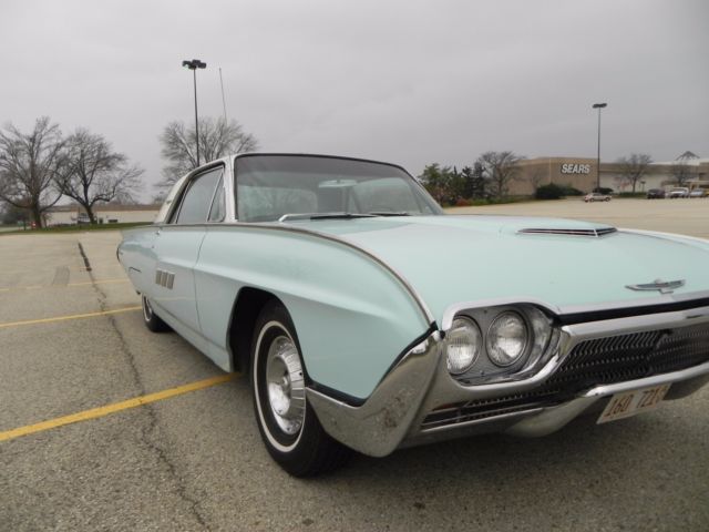 1963 ford thunderbird 59,000 original miles 390 v-8 full power restored bullet