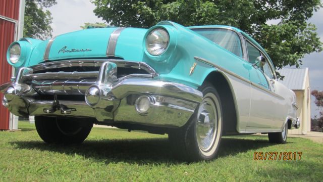 1956 pontiac star chief 2dr hardtop super nice rare find loaded rare options