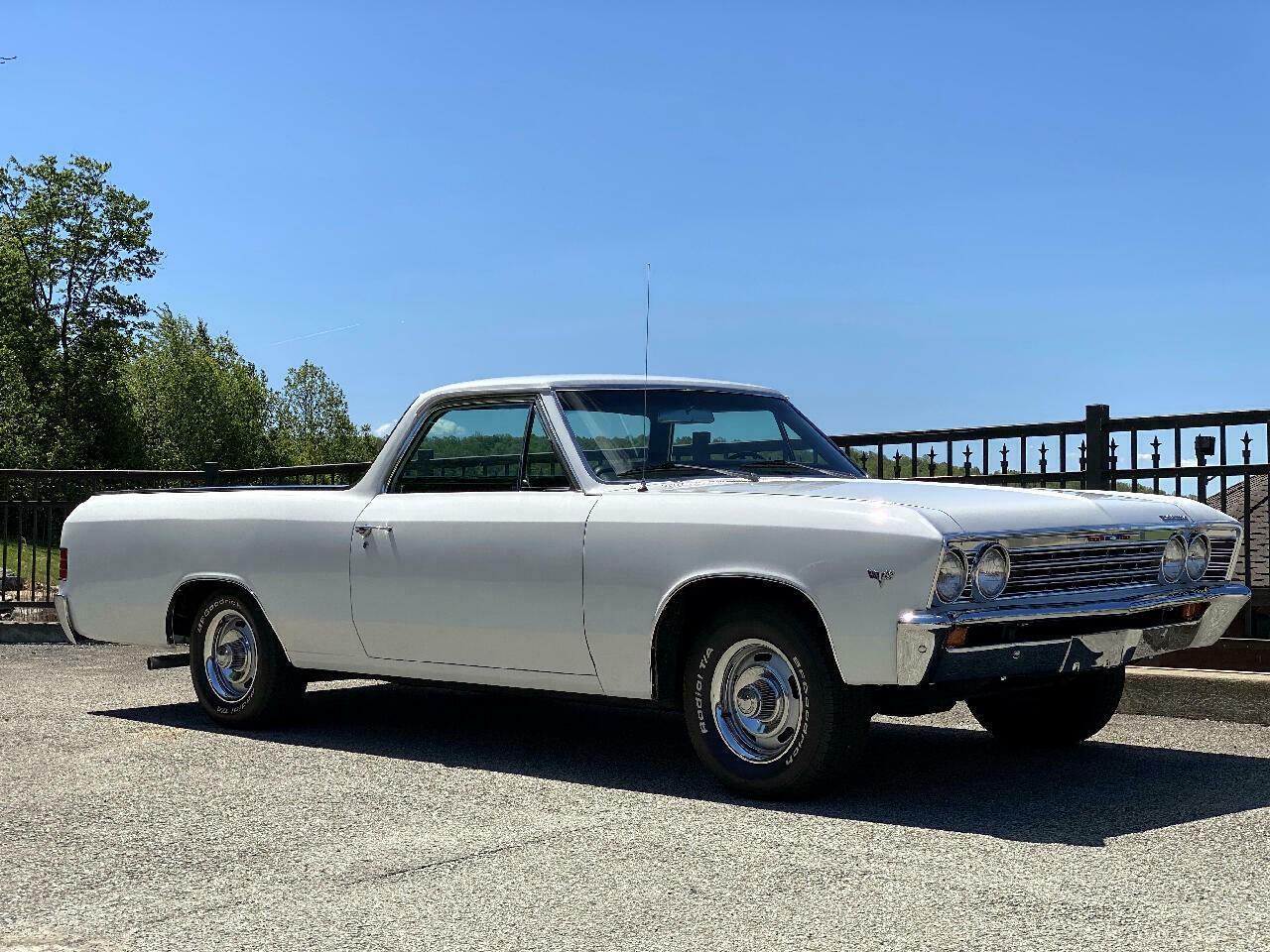 1967 chevrolet el camino 88852 miles white american muscle car automatic