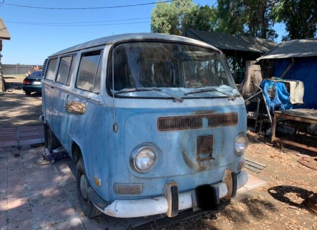 1972 volkswagen vanagon / bus blue rwd manual