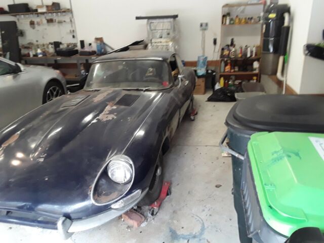 1968 jaguar e-type fixed head coupe. this is a solid project car