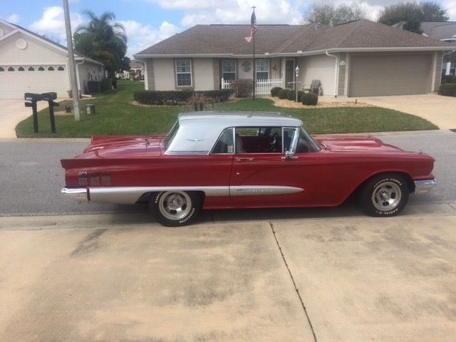 1960 ford thunderbird hardtop, bb ford, auto, a/c ps, pdb. (car in florida)