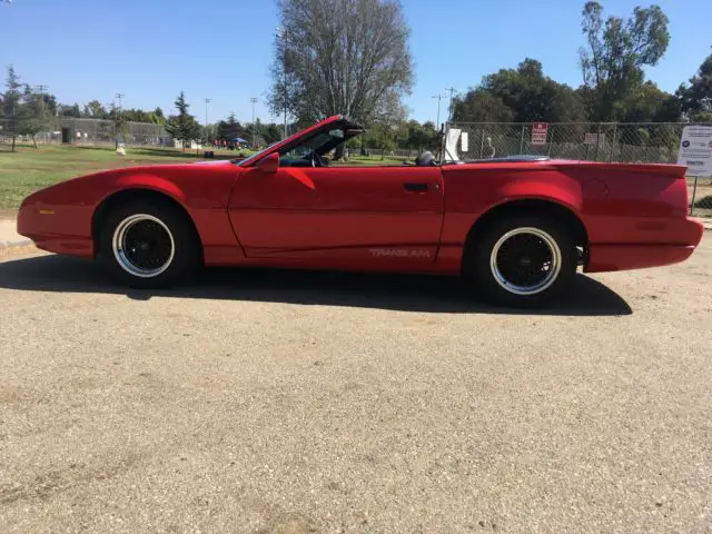 1992 pontiac trans am convertible, very rare factory 5 speed manual 61,970 miles