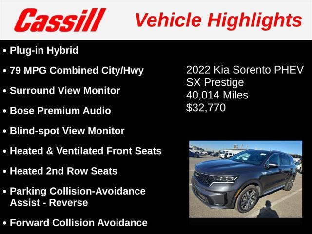 2022 kia sorento plug-in hybrid sx prestige