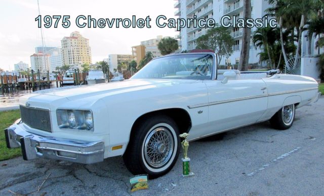1975 chevrolet caprice classic convertible unmolested original car