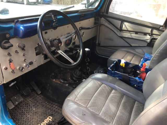 1984 jeep cj7 turbo diesel with snow plow