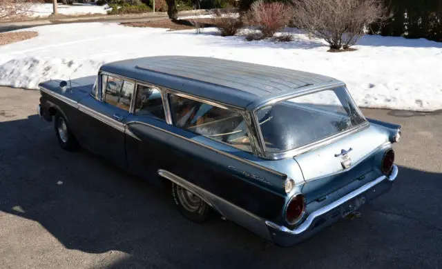 barn find!!! 1959 ford country sedan 2 door station wagon shooting brake