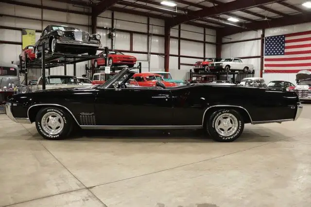 1969 buick wildcat 81373 miles ebony black convertible v8 automatic