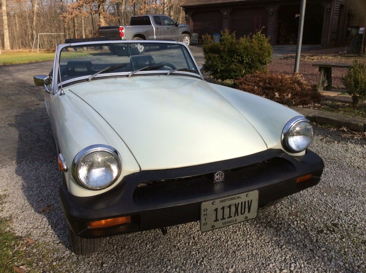 1976 mg midget convertible white rwd manual
