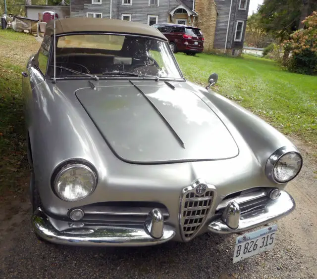 1960 alfa romeo 101 1300 spider veloce