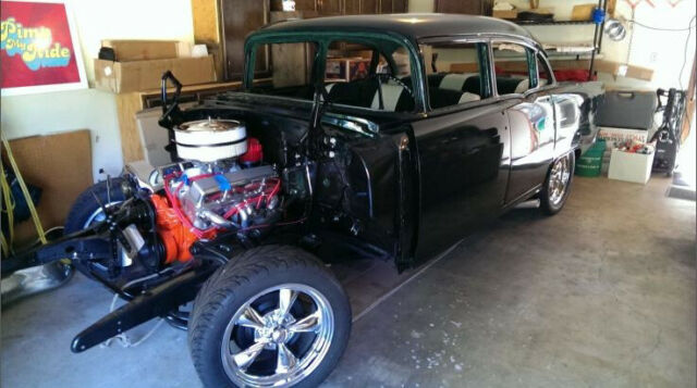 1955 chevrolet 210 8-cylinder gasoline 4-speed manual rwd flowmaster co c84603