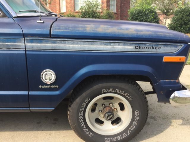 1977 jeep cherokee *chief* extremely rare 4 door (survivor) look!!! 4x4 360 v8
