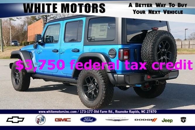 new 2024 jeep wrangler 4xe 4-door willys