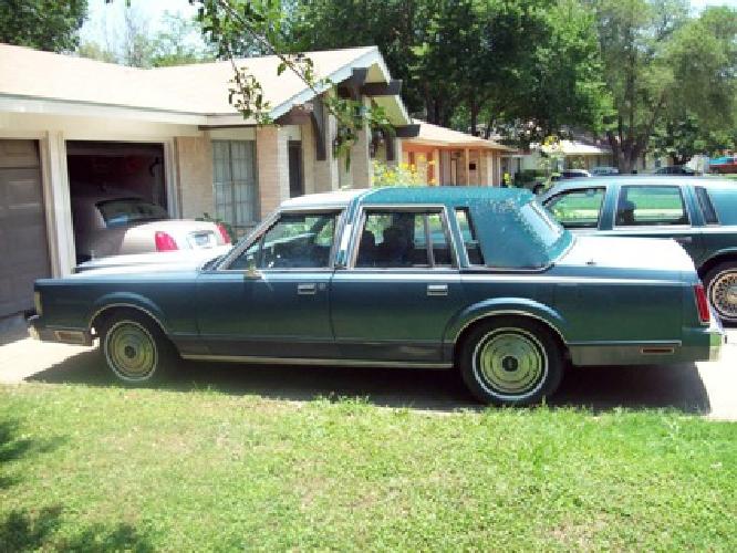obo 1985 lincoln towncar in grand prairie, tx