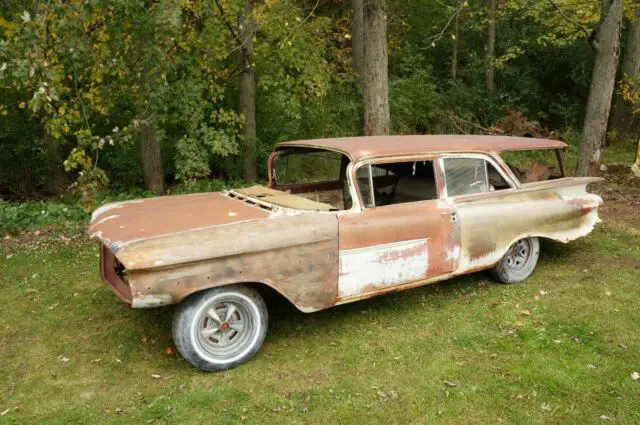 1959 chevrolet 2dr brookwood station wagon