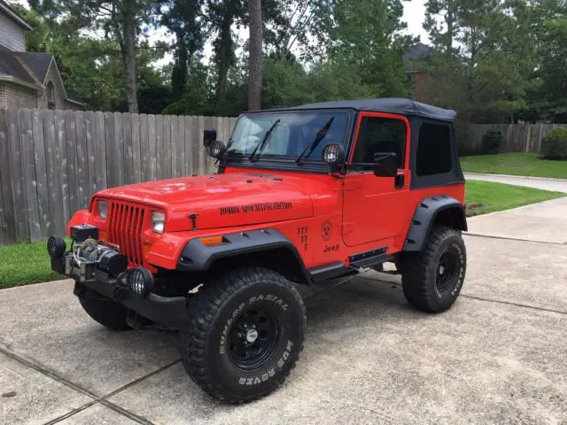 1987 jeep wrangler yj zombie apocalypse edition