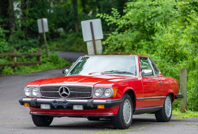 1987 mercedes benz 560sl 560 sl super low 48k mi soft hard top rare carfax!