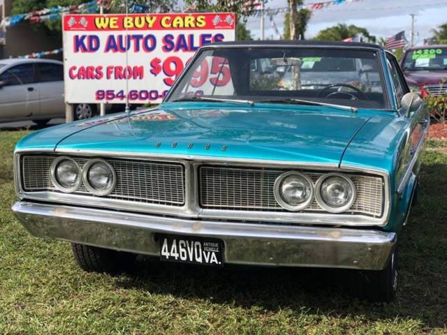 1966 dodge coronet 0 turquoise sedan v8 5.3l automatic 4-speed