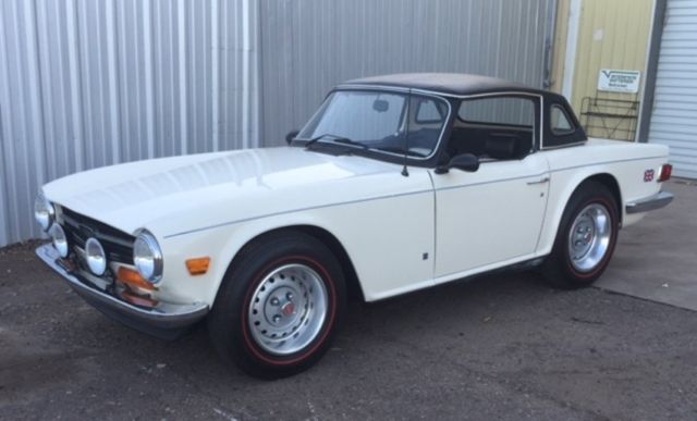 1974 triumph tr6 convertible, arizona car. hard & soft tops