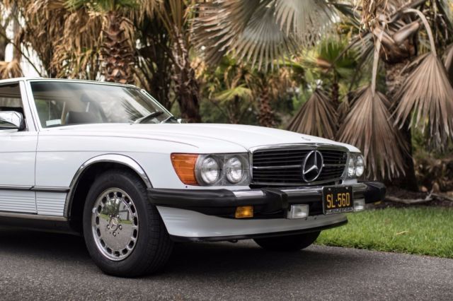 1986 mercedes 560sl-107 class original leather interior, excellent cond