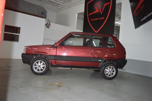 1987 fiat panda sisley 4*4 burgundy great deal!