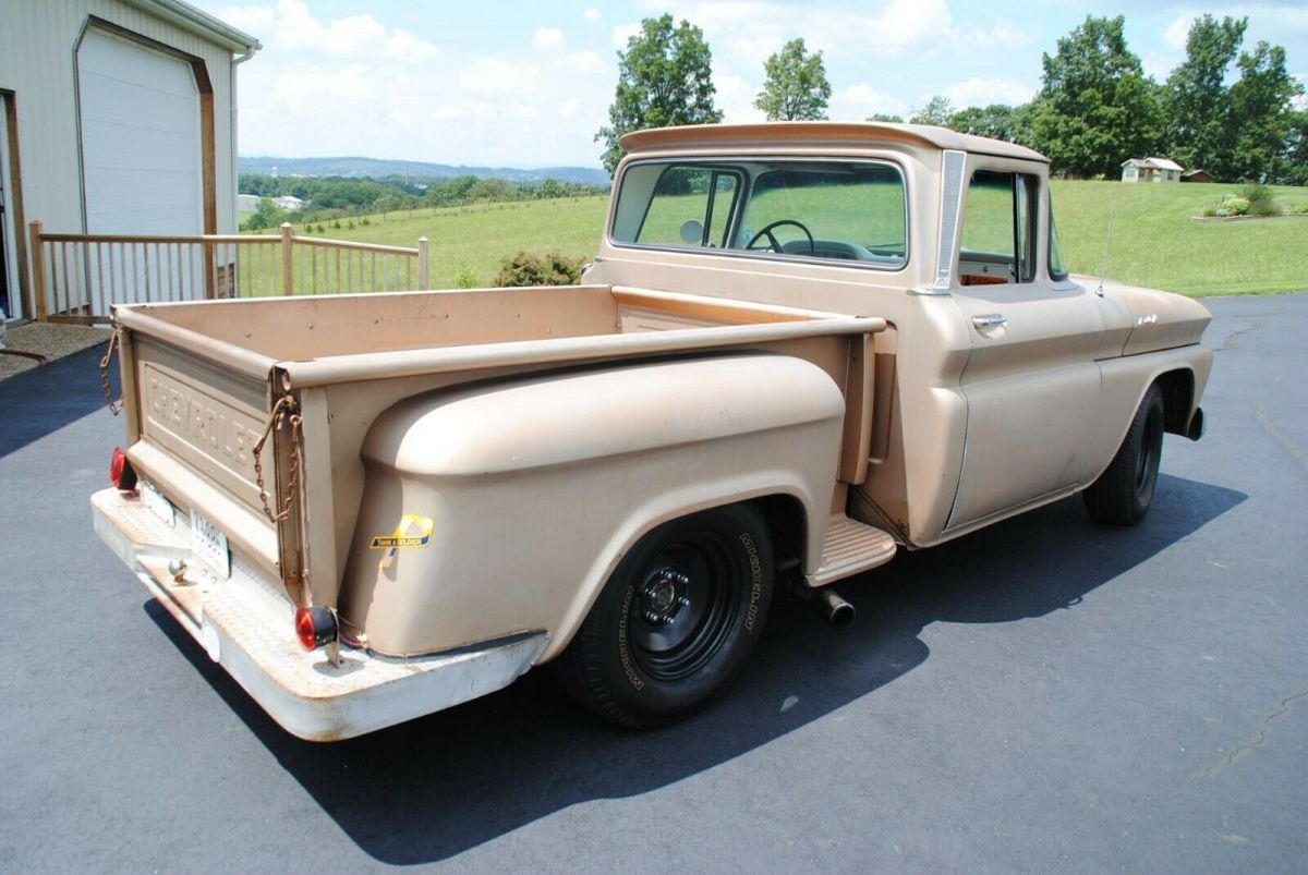 1961 chevrolet c10 stepside pickup patina rwd apache - extraordinary shape!