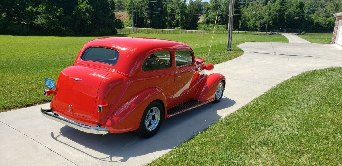 frame-off all steel 1938 chevrolet resto-mod sedan