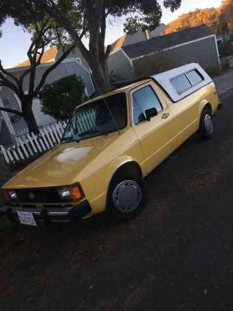 1981 volkswagen rabbit caddy 1.9l diesel 5-speed