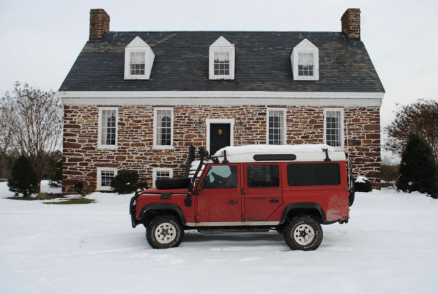 trail ready land rover defender 110, 200tdi, many upgrades