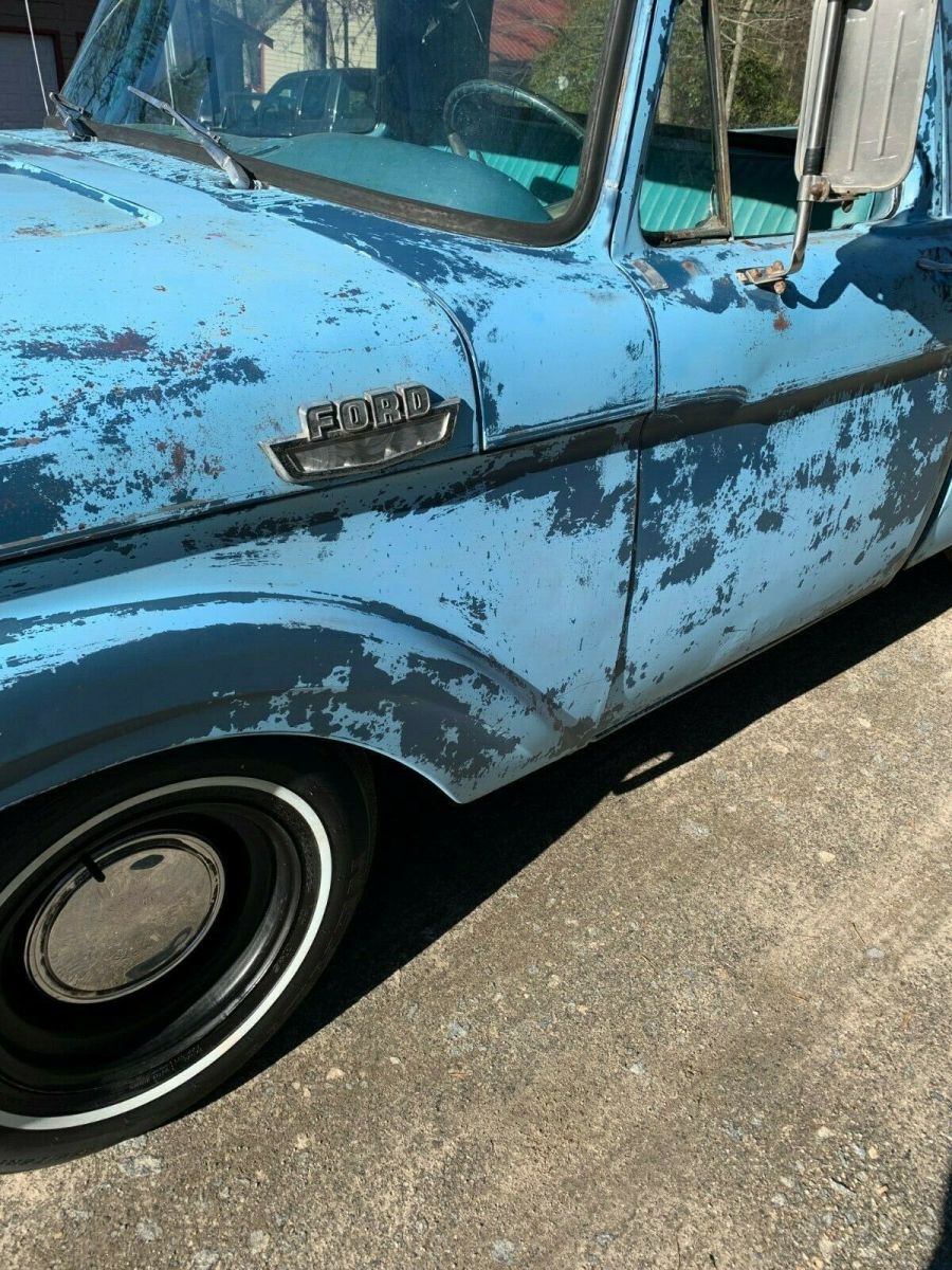 short bed, 292 y block, 3spd, barn find, patina, 355 9 inch rear, daily driver!!