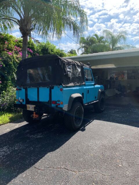 land rover 90 soft top