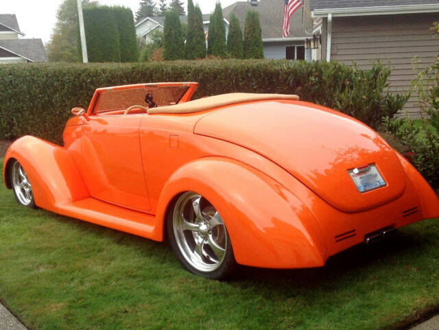 1939 ford custom roadster - high end show car, coast to coast, street rod, tpi