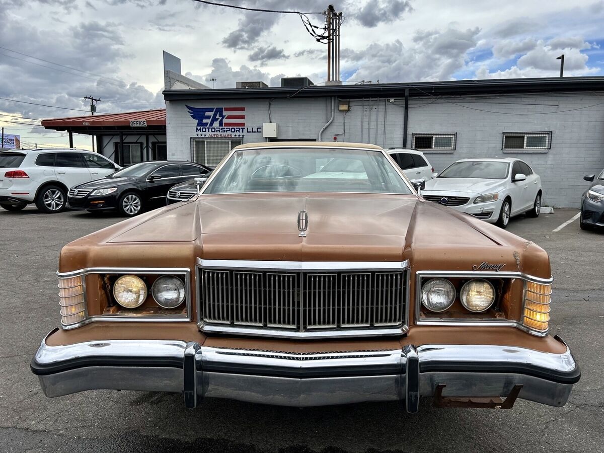 1976 mercury grand marquis sedan brown 4-door pillared hardtop