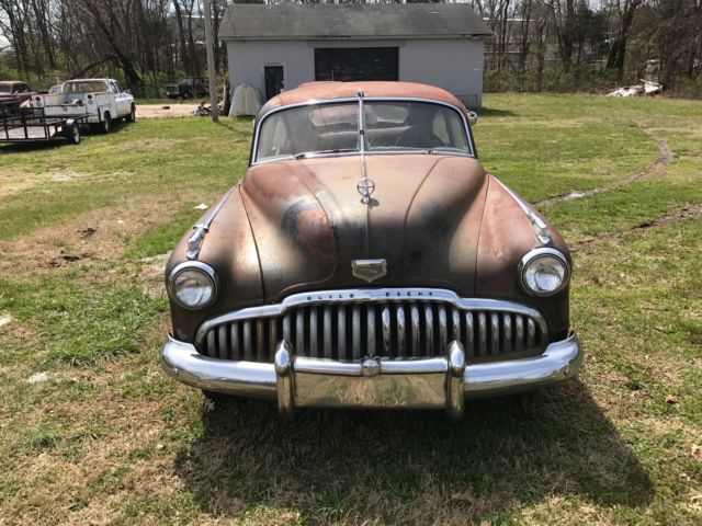 1949 buick super sedanette and running parts car
