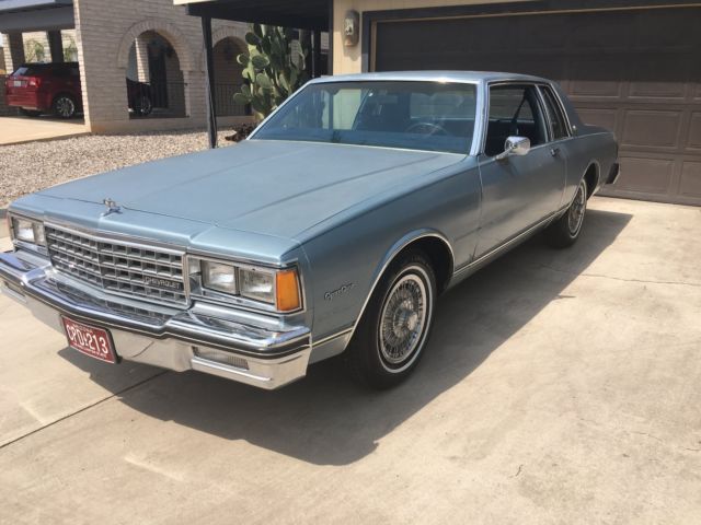 1985 chevrolet caprice 2 door coupe arizona original bought new in tucson