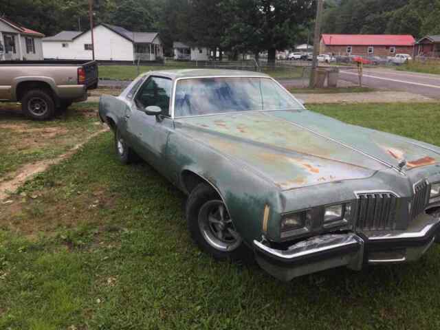 1977 pontiac grand prix coupe green rwd automatic 2 door hard top