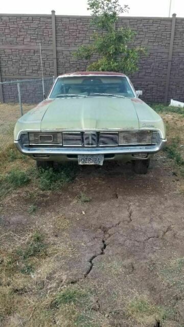 1969 mercury cougar, not running, project car, or for parts. classic muscle