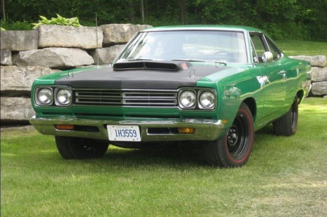 1969 plymouth road runner original 383 recreation a-12 10k rebuild miles