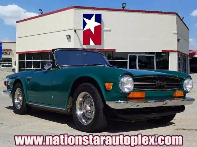 1973 triumph tr6 rwd 67,120 miles green manual